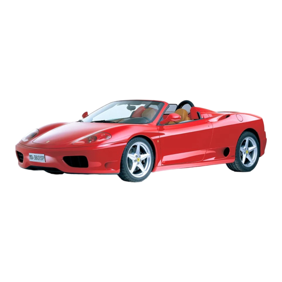 Ferrari 360 spider Manual De Uso Y Mantenimiento