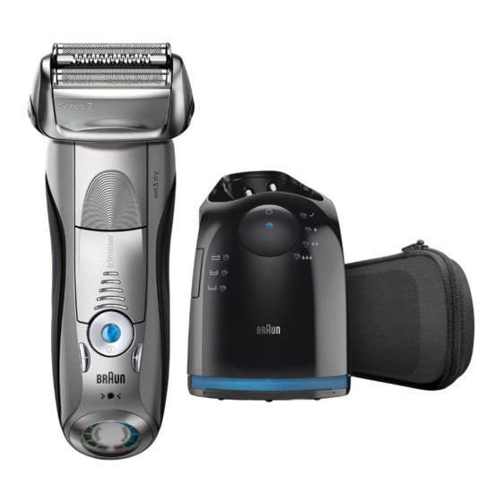 Braun wet & dry 7899cc Manual Del Usuario