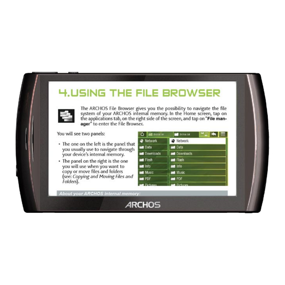 Archos 5 Manual De Usuario