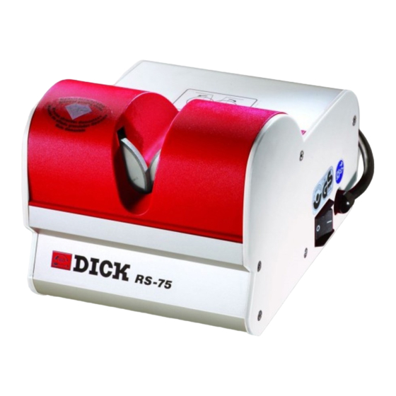 Dick RS-75 Instrucciones De Uso