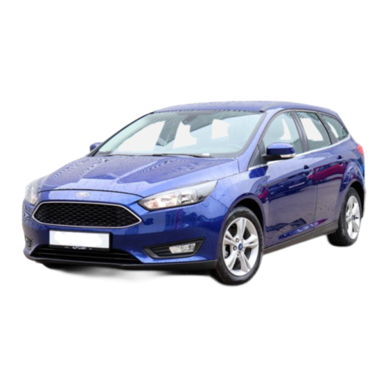 Ford FOCUS Manual Del Usuario