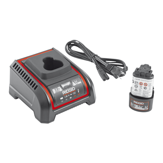 RIDGID RBC-121R Manual De Instrucciones