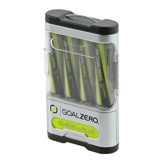 Goalzero GUIDE 10 PLUS Manuales