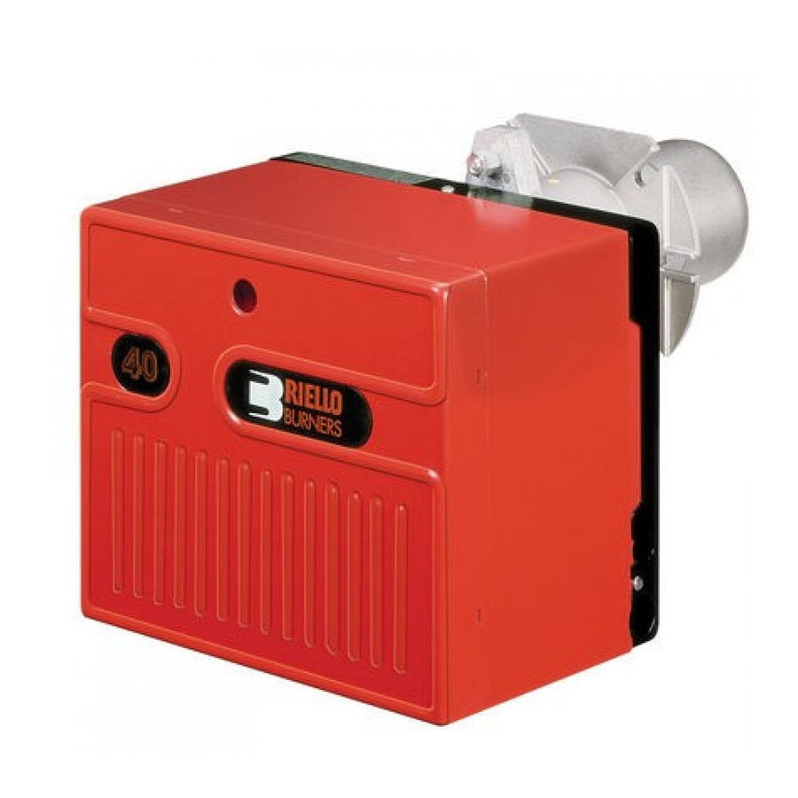Riello 40 FS20 Instrucciones De Instalación, Uso Y Mantenimiento