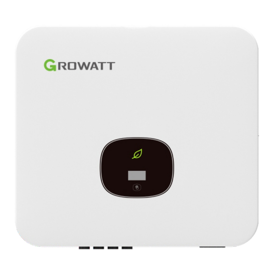 Growatt MIN 7000TL-X Manual De Instalación