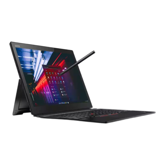 Lenovo ThinkPad X1 Guia Del Usuario