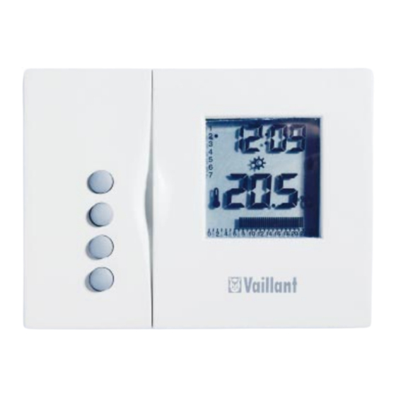 Vaillant VRT 330 Manual Del Usuario