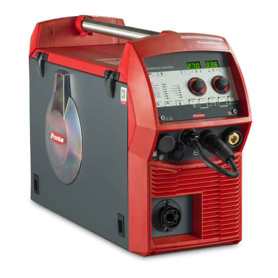Fronius TransSteel 2500c Manual De Instrucciones