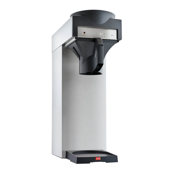 melitta M170 MT Instrucciones Para Uso