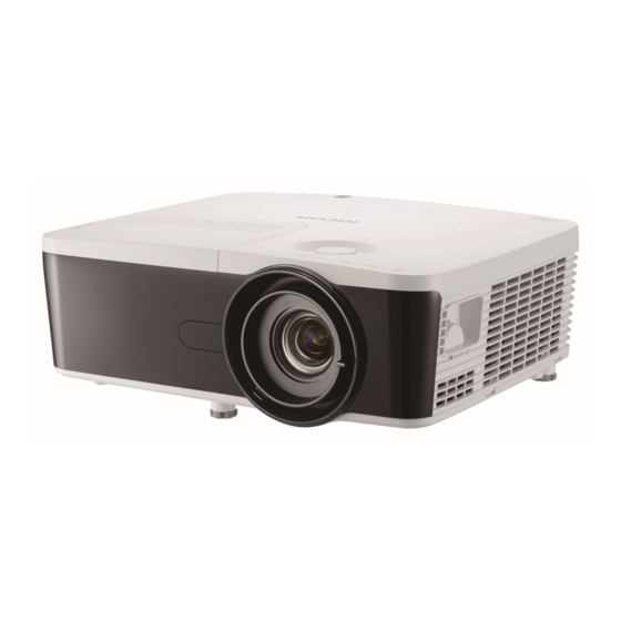 Ricoh PJ X5580 Manual Del Usuario