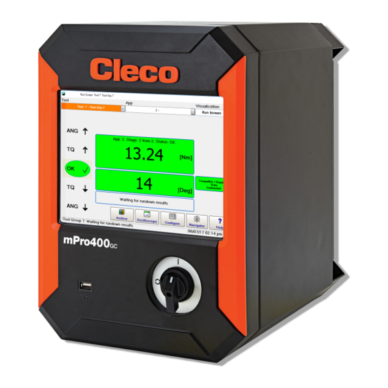 Cleco mPro400GCD-P Manual De Instrucciones