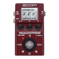 Zoom MULTI STOMP MS-60B Manual De Instrucciones