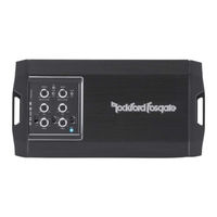 Rockford Fosgate T400X4ad Instalación Y Funcionamiento
