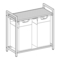 Muebles de Interior Songmics VASAGLE BLH201 Instrucciones De Montaje