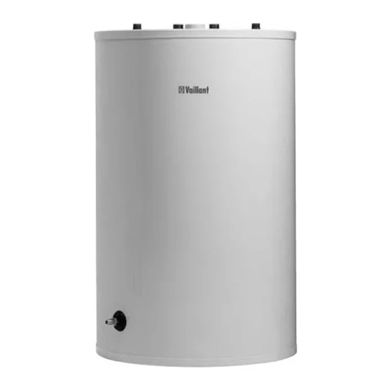 Vaillant uniSTOR Serie Manual De Uso