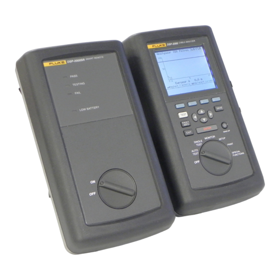 Fluke DSP-100/2000 Manuales