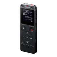 Sony ICD-UX560F Guia De Ayuda