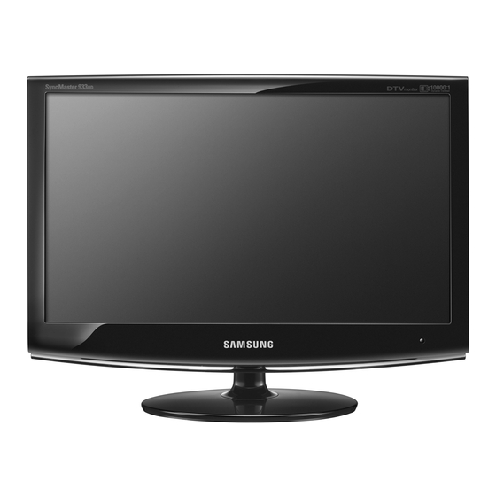 Samsung SyncMaster 933HD Manuales