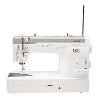 Janome hd9 Manual De Instrucciones