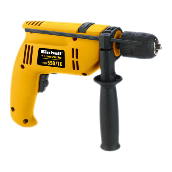 EINHELL Bavaria BSM 550/1 E Instrucciones Para El Uso