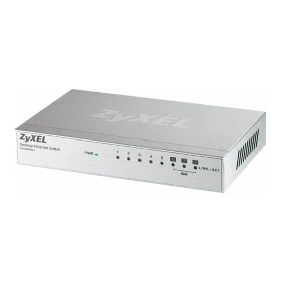Zyxel ES-105A Manual Del Usuario