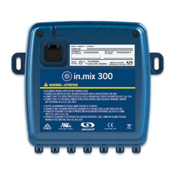 Gecko IN.MIX 300-SL-AMP-V-GE1 Manual Del Usuario