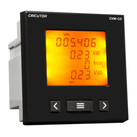 Circutor CVM-C5-IC Manual De Instrucciones