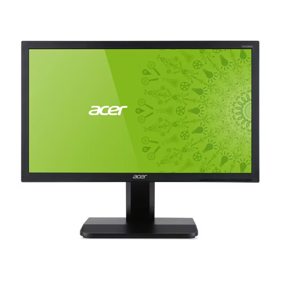 Acer VA220HQ Guia De Inicio Rapido