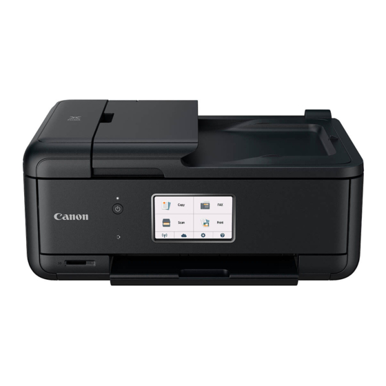 Canon PIXMA TR8500 Serie Guía De Inicio