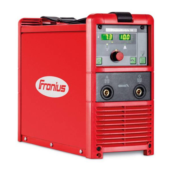 Fronius PlasmaModule 10 Manual De Instrucciones