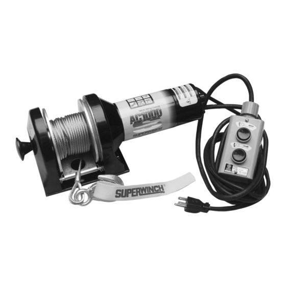Superwinch AC1000 Manual Del Propietário