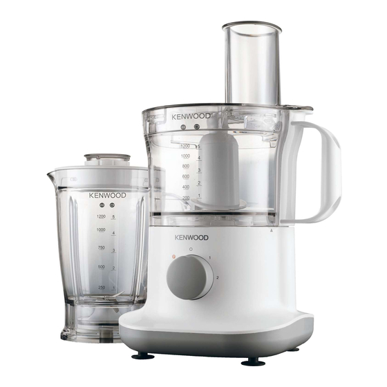 Kenwood FPP210 serie Manual De Instrucciones