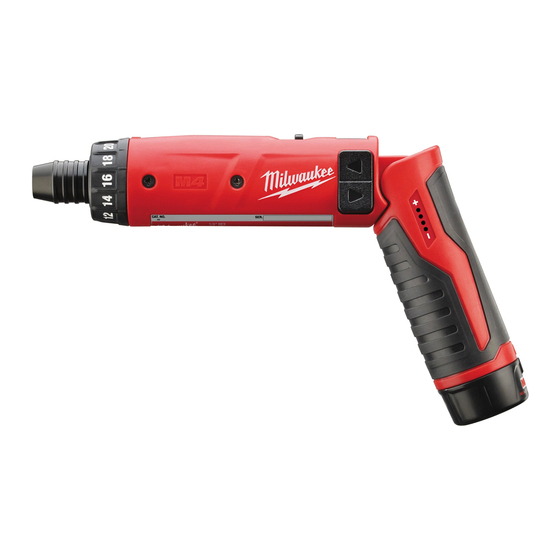 Milwaukee M4 D Manual Original