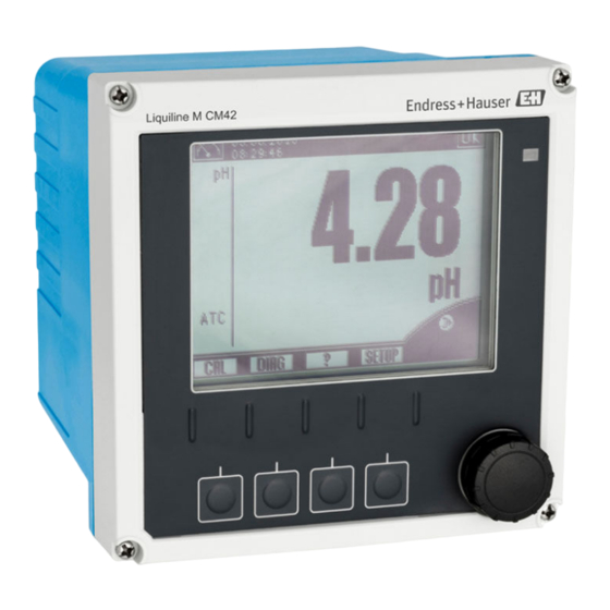 Endress+Hauser Liquiline CM42 Manual De Instrucciones