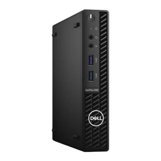 Dell OptiPlex 3080 Micro Guía De Configuración Y Especificaciones