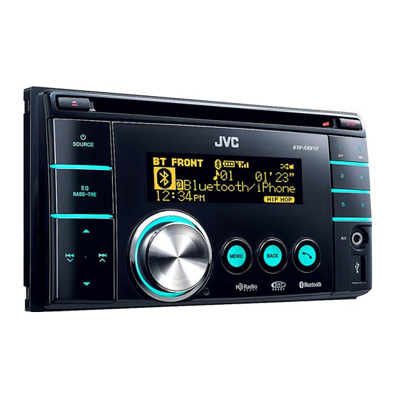 JVC KW-XR810 Manual De Instrucciones