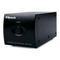 Klipsch PRO-200A El Manual Del Propietario