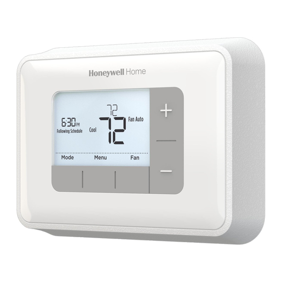 Honeywell Home RTH6360 Serie Guía Rápida De Instalación