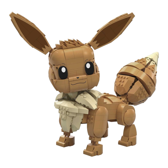 Mega Construx Jumbo Eevee Manual Del Usuario