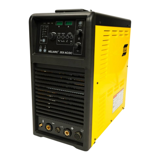 ESAB Heliarc 283i AC/DC Instrucciones De Uso