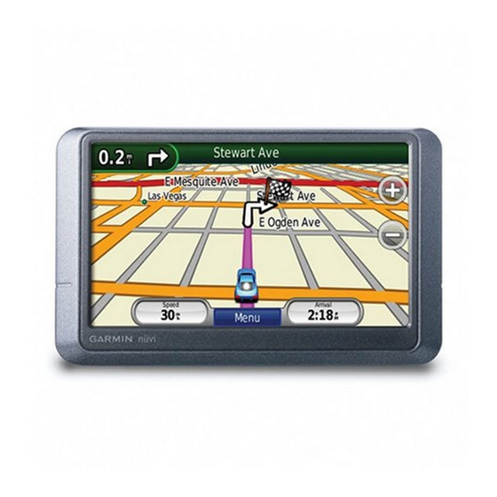 Garmin nuvi 205W Serie Manuales