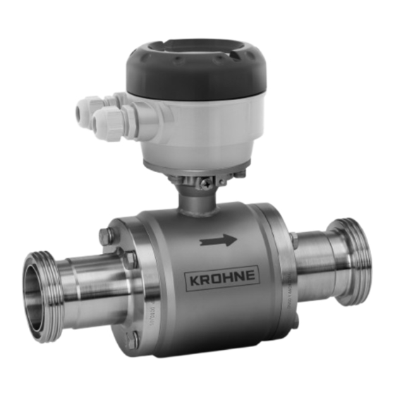 KROHNE OPTIFLUX 6000 Manual