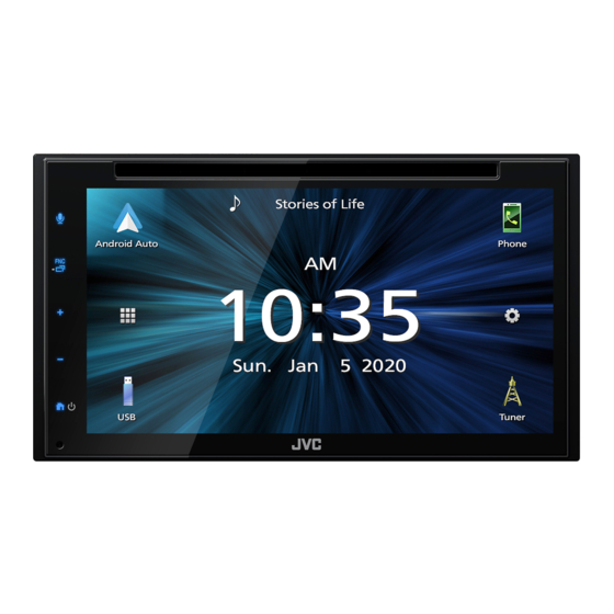 JVC KW-V660BT Manual De Instrucciones