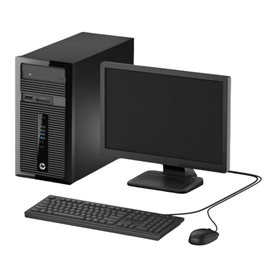 HP ProDesk 405 G1 Manuales