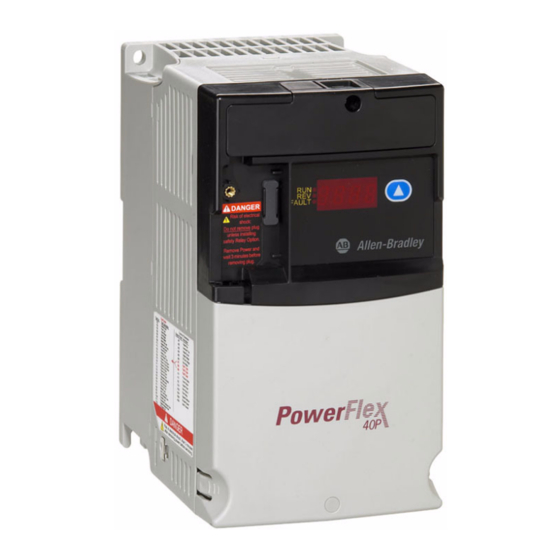 Rockwell Automation Allen-Bradley PowerFlex 40P Inicio Rápido