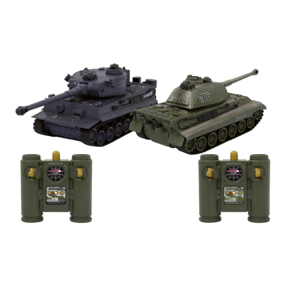 Jamara GERMANY Panzer Tiger Battle Set 2,4 GHz Manual De Instrucciones