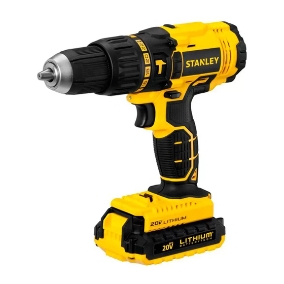 Stanley SCH20C1K Manual De Instrucciones