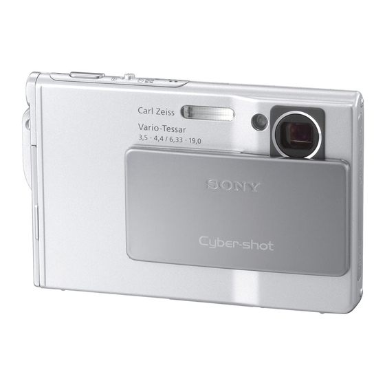 Sony Cyber-shot DSC-T7 Manual De Instrucciones