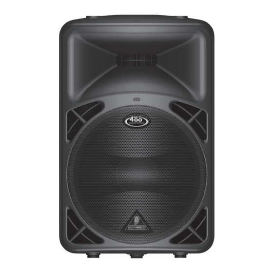 Behringer EUROLIVE B312A Manual De Uso