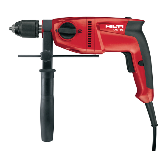 Hilti UD 16 Manual De Instrucciones
